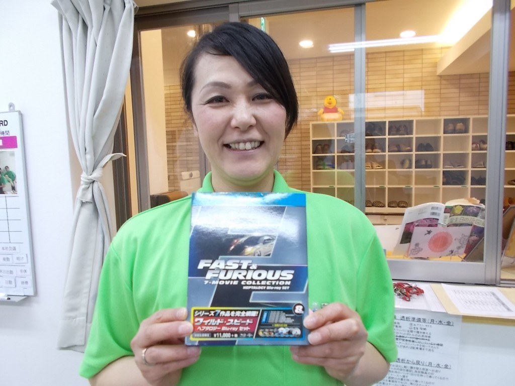 ワイルドスピードのDVD（藤尾さん）