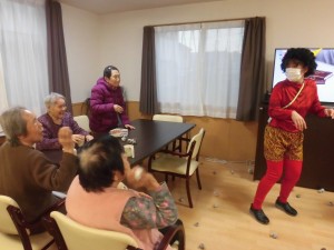 昨年の豆まきの思い出。